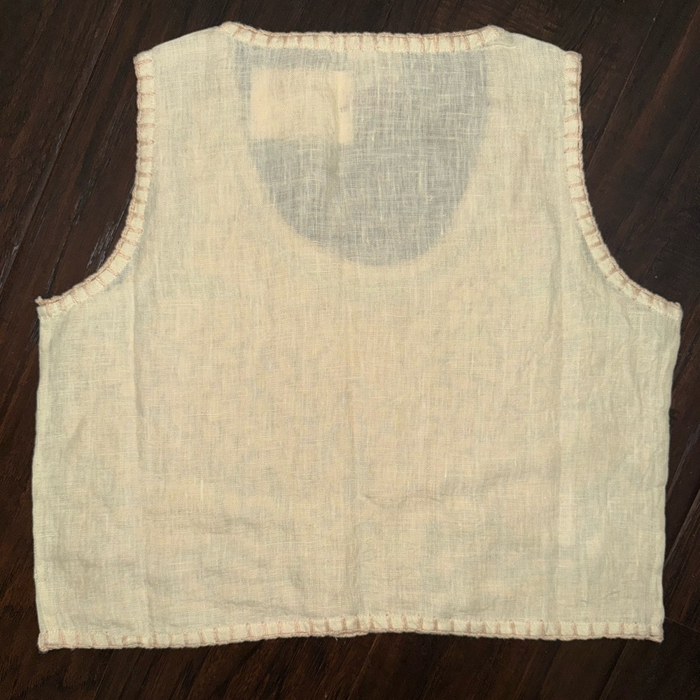 🌸 NWT! Anthropologie Raga Embroidered Crop Top - Picture 2 of 9
